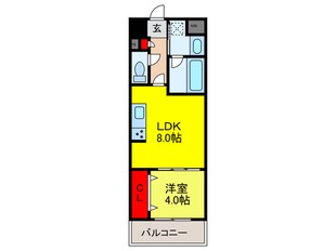 スタシオン河内山本の物件間取画像